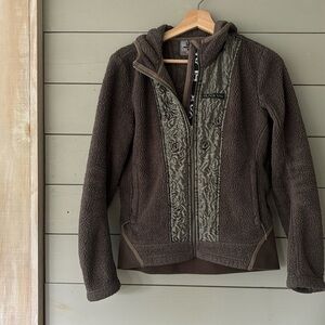 BLACK YAK hooded fleece